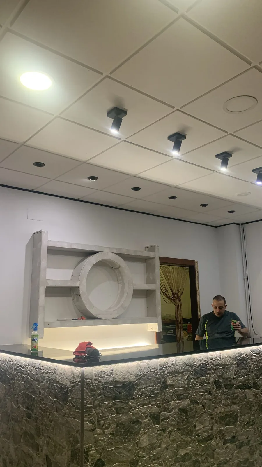 Iluminación integrada en techo