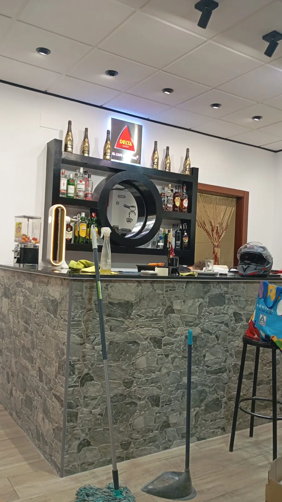 Zona de barra terminada